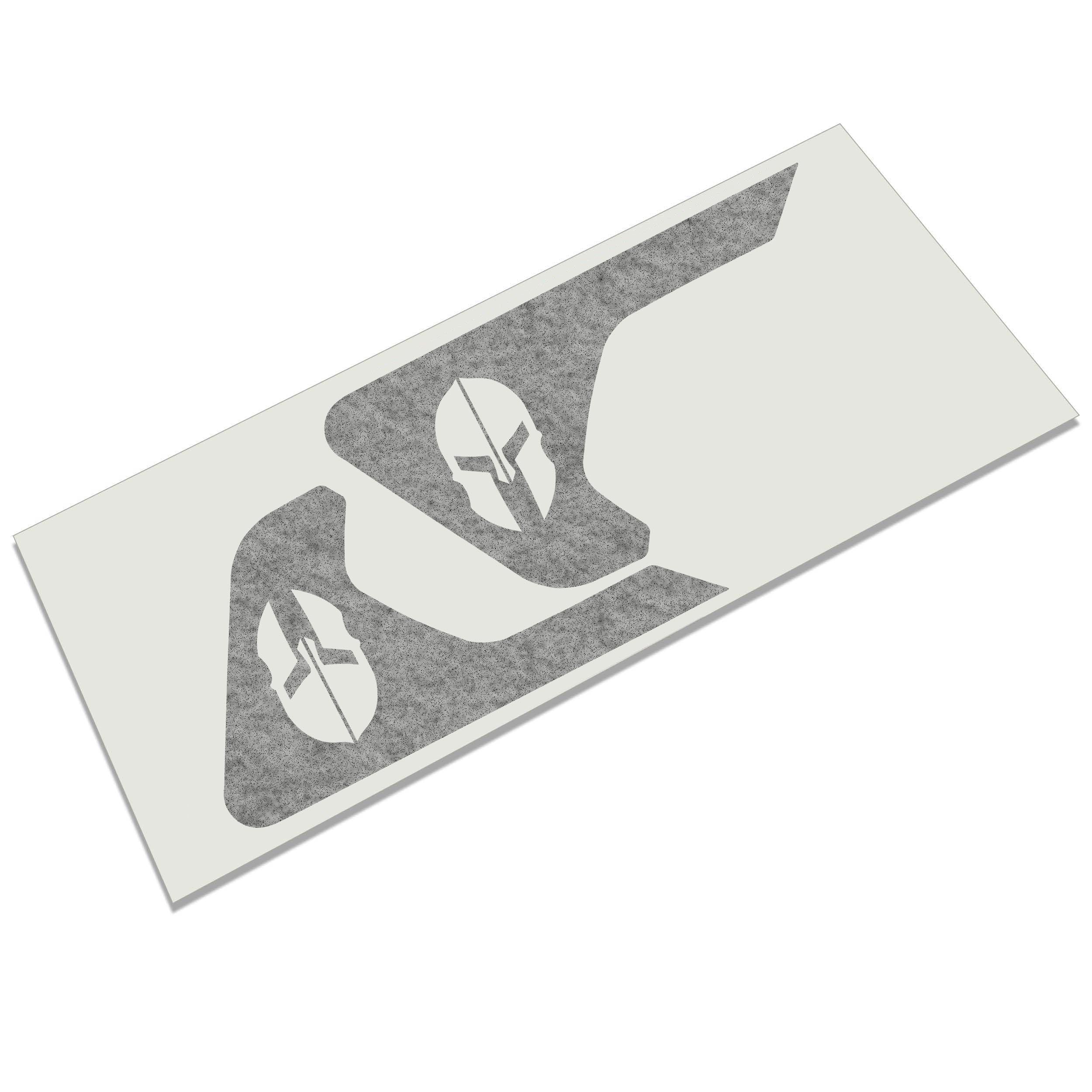 gadid anoniem LIDO GRAY ステッカー付き Spartan Helmet v2 Fender Vent Decal | Jeep Decal Store