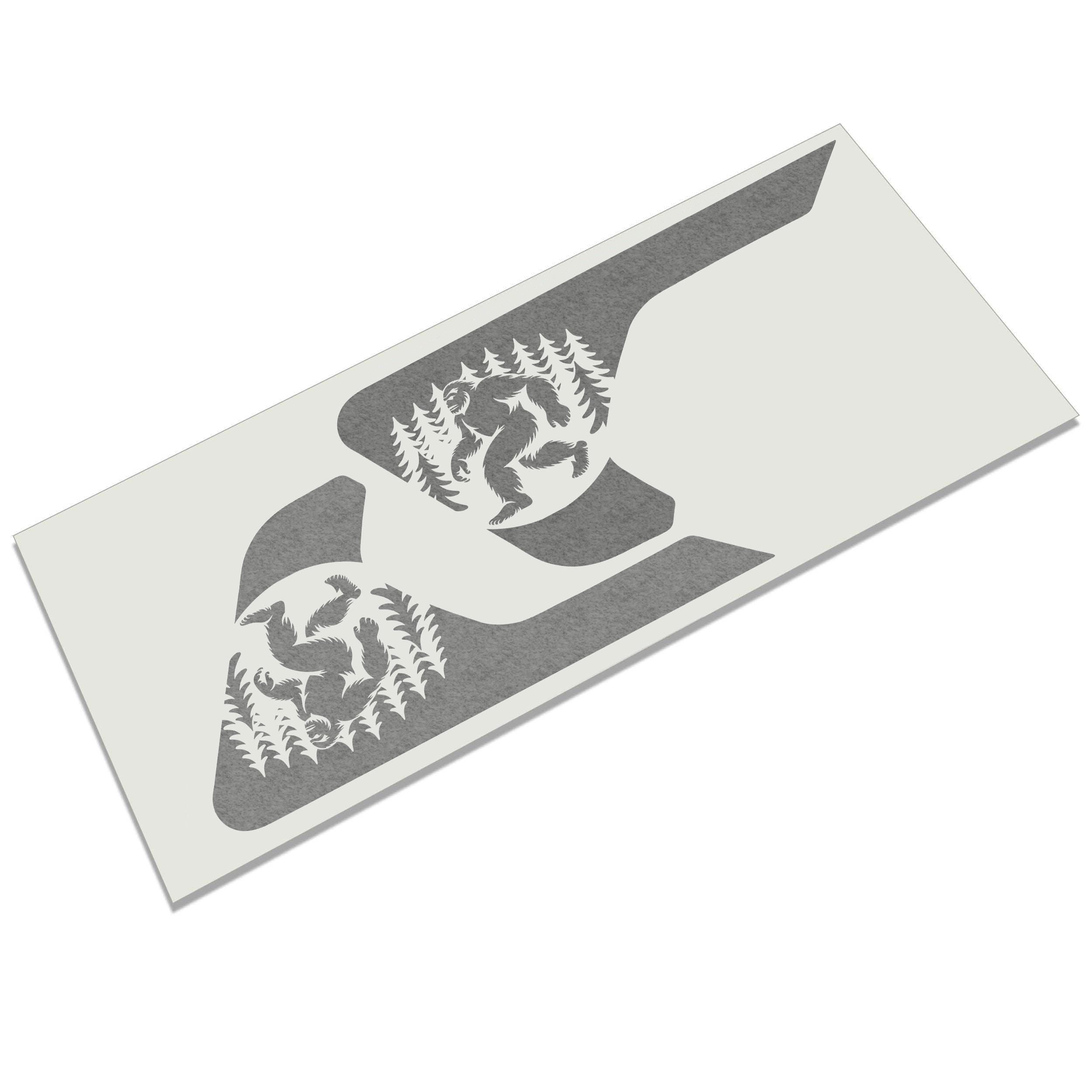 Sasquatch Forest Fender Vent Vinyl Decal | CDD Graffix | JDS