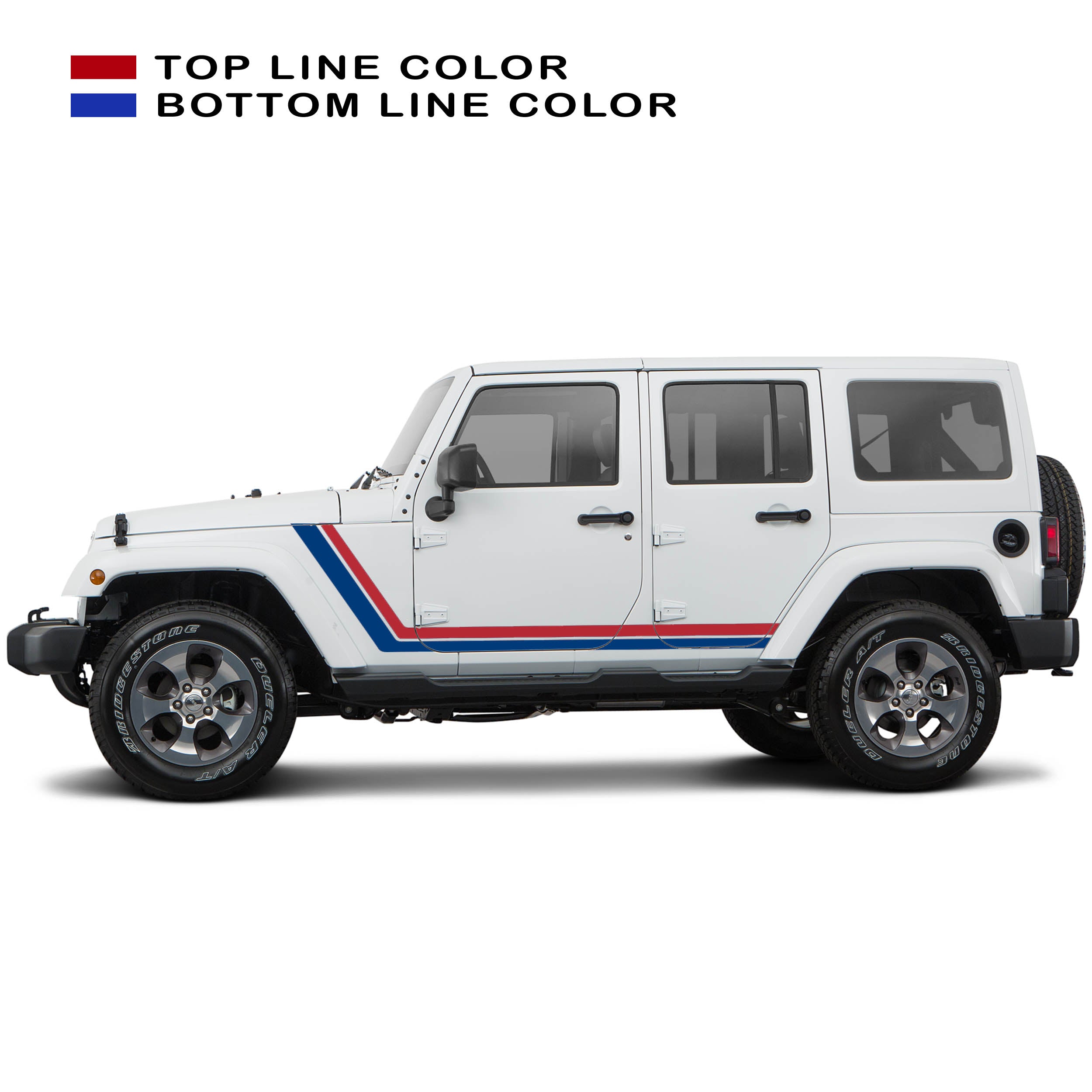 Retro Body Stripe Kit | Wrangler JKU 07-18 | JDS