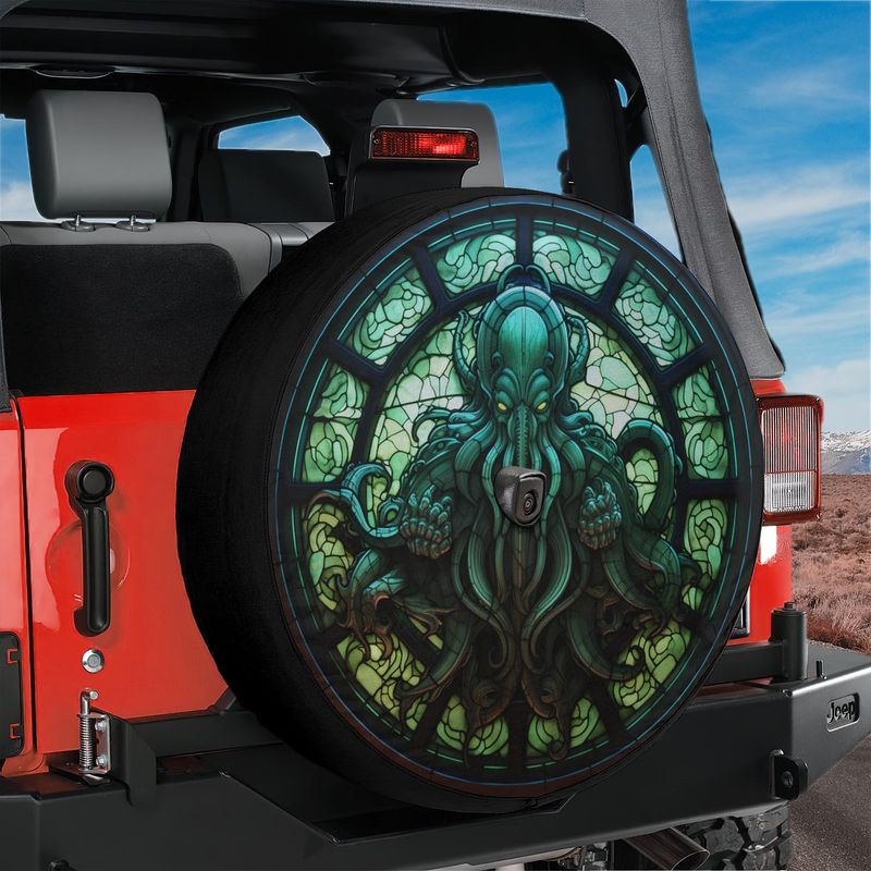 Cthulhu Rising Spare Tire Cover | Jeep Decal Store