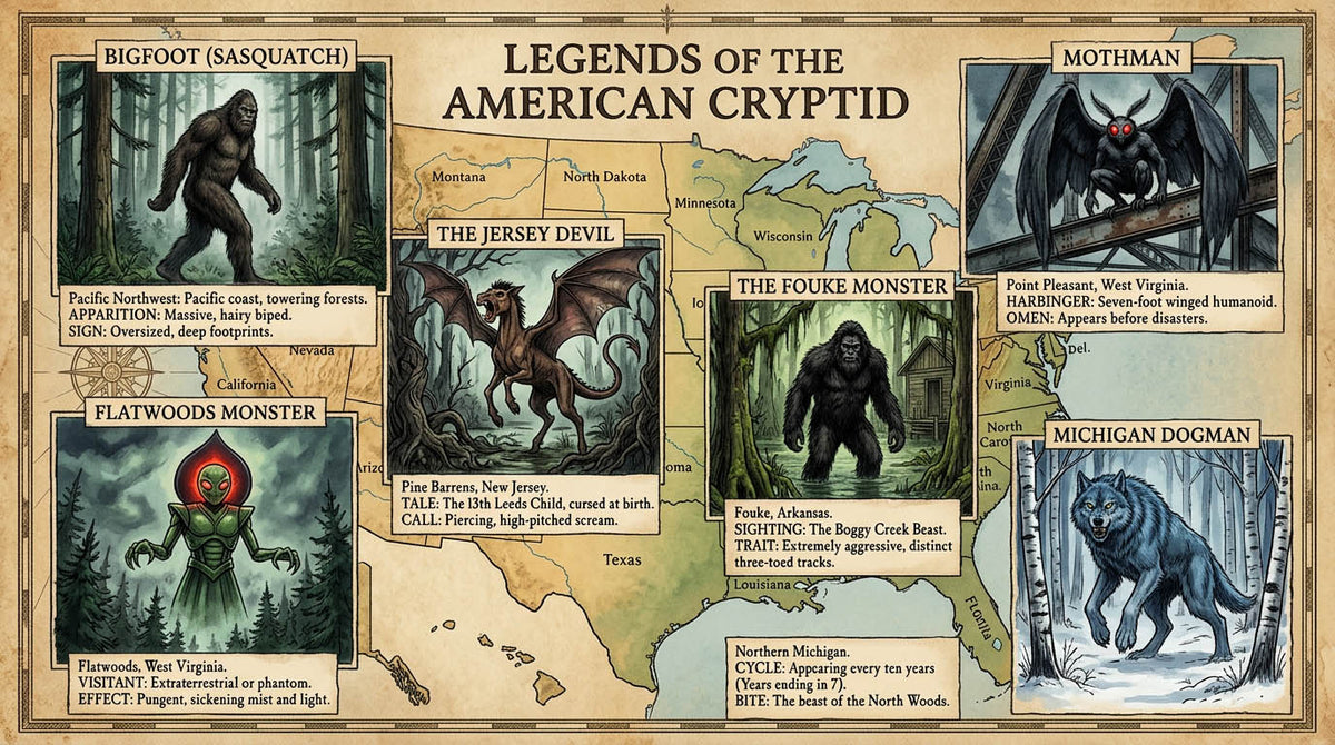 Cryptids by State: 6 American Legends and the Public Land Where They're Said to Live
