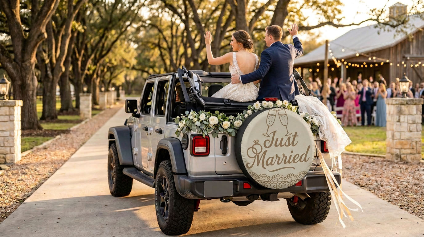 How to Decorate Your Jeep for a Wedding: 8 Ideas (and the Easiest One of All)