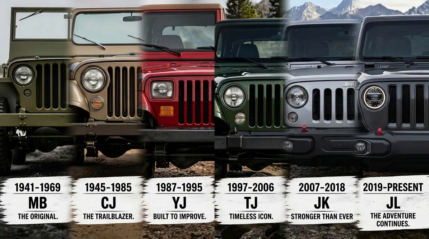 Why Do Jeeps Have 7 Slots in the Grille? The True Story