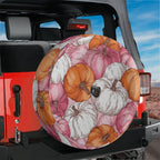 Pretty in Pumpkins Spare Tire Cover