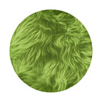 Lime Green Christmas Fuzzy Spare Tire Cover decal material layers and durability specifications