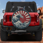 Rising Wave Sunburst Spare Tire Cover