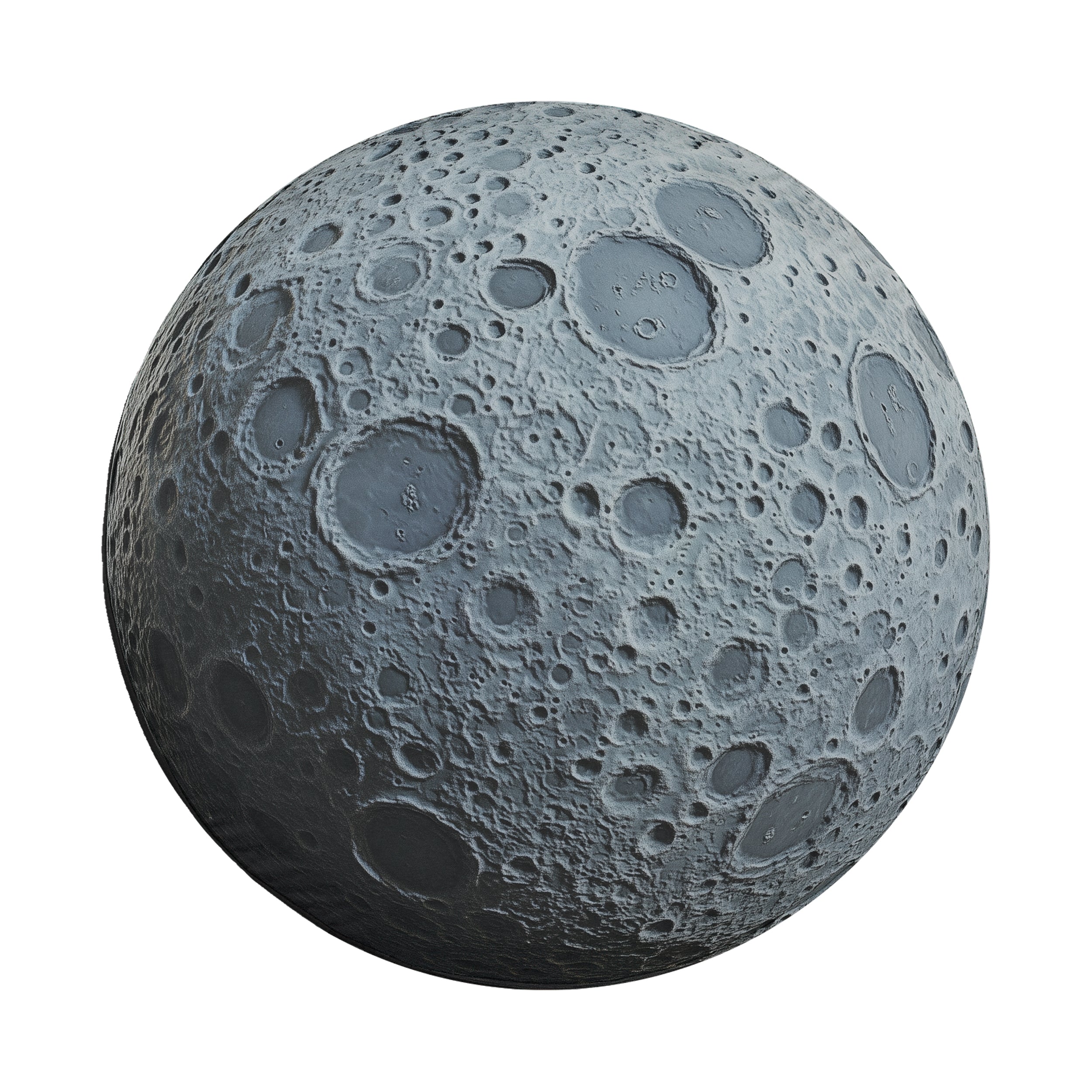 Dark Side of the Moon spare tire cover front view with photorealistic lunar surface graphic