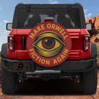 Make Orwell Fiction Again Propaganda Spare Tire Cover