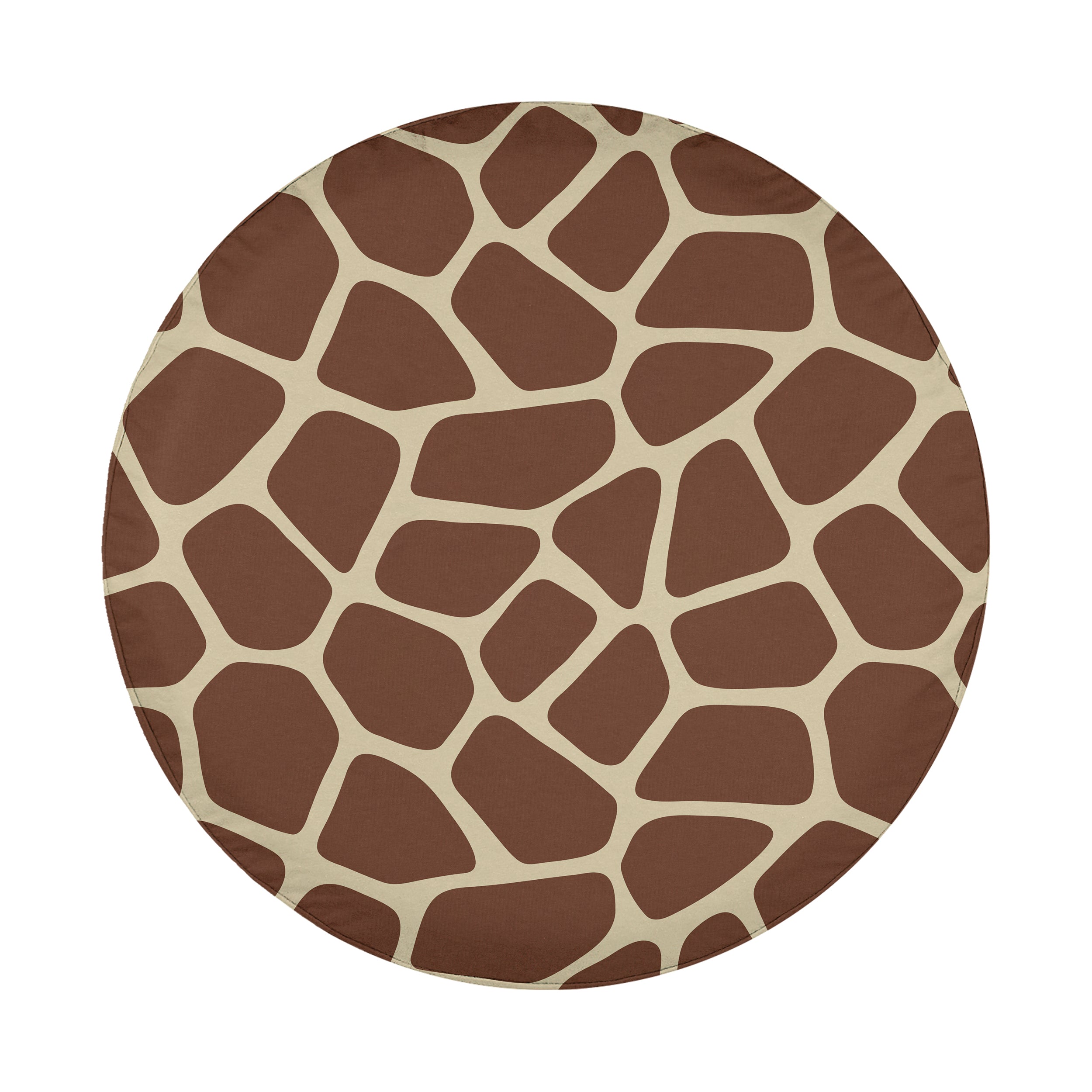 Giraffe Pattern Print design printed spare tire cover with optional backup camera hole by Graffix