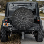 Spooky Spider Web Spare Tire Cover