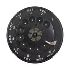Vintage rotary phone dial spare tire cover front view showing vintage operator dial graphic