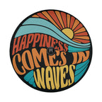 Happiness Comes in Waves Spare Tire Cover