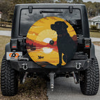 Sunset Lake Lab Spare Tire Cover