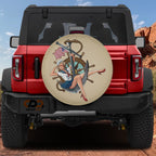 US Navy Pin-Up Girl Anchor Spare Tire Cover