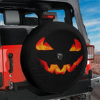 Halloween Jack-O'-Lantern Spare Tire Cover