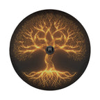 Golden Yggdrasil Tree Spare Tire Cover decal material layers and durability specifications