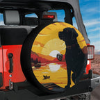 Sunset Lake Lab Spare Tire Cover
