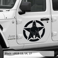 Gladiator Alpha Romeo Military Star Vinyl Decal