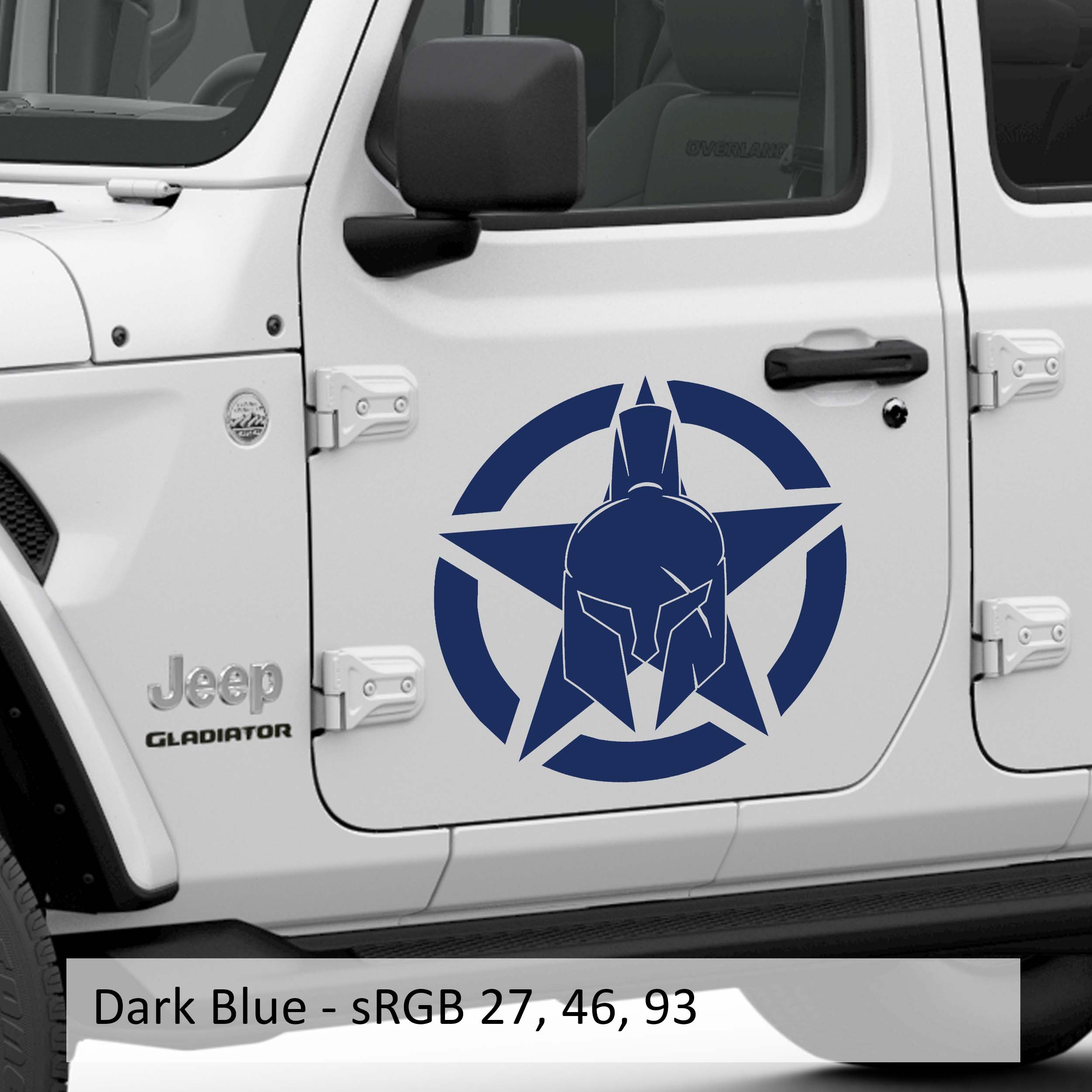 Gladiator Alpha Romeo Military Star Vinyl Decal