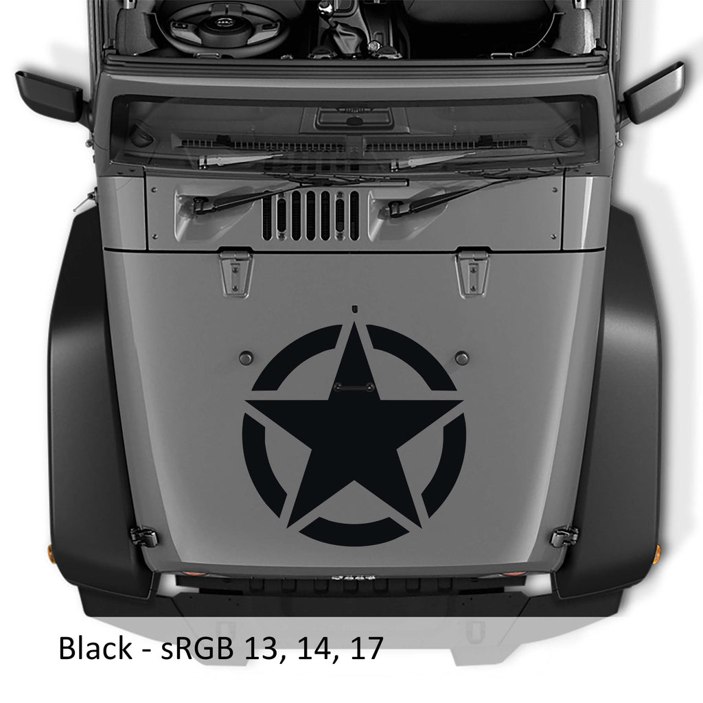 Alpha Romeo Military Star Vinyl Decal