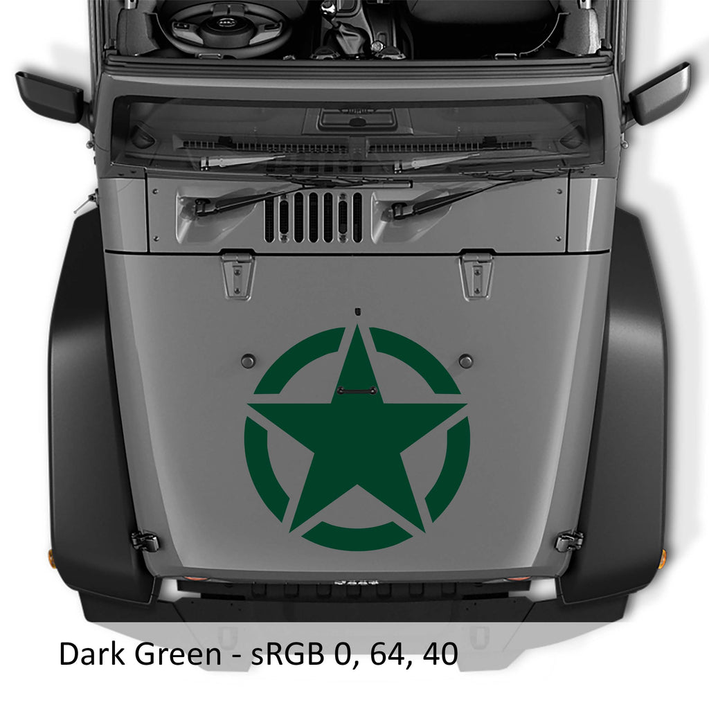 Alpha Romeo Military Star Vinyl Decal