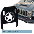 Alpha Romeo Clawed Foot Hood Decal - Fits 2018+ Wrangler JL Gladiator JT Mojave/392