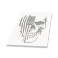 American Flag Skull Head Vinyl Transfer Decal