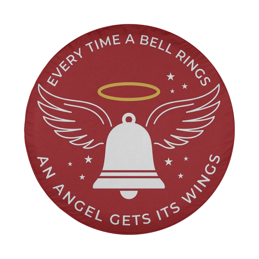 Angel Gets Its Wings Christmas spare tire cover with no camera hole