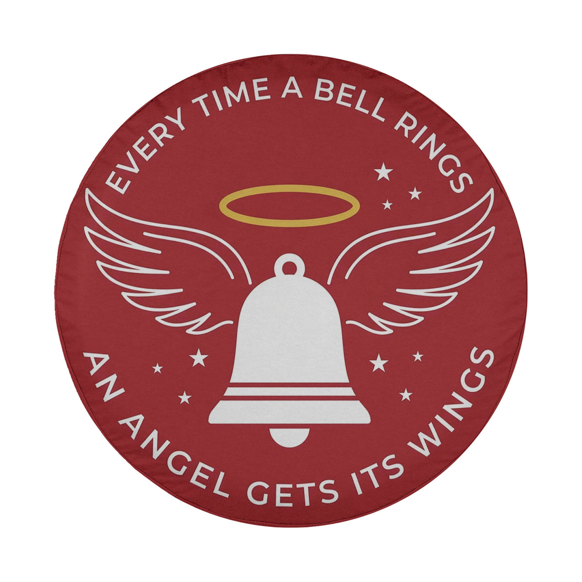 Angel Gets Its Wings Christmas spare tire cover with no camera hole