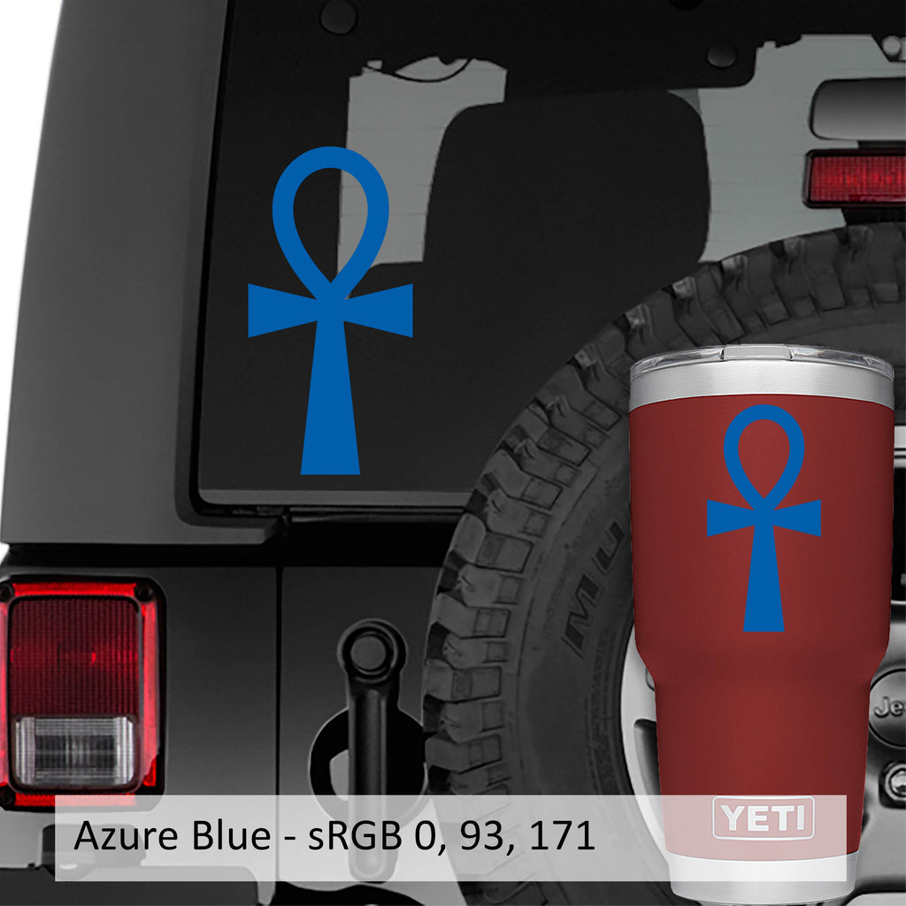 Egyptian Ankh Symbol Vinyl Decal Sticker