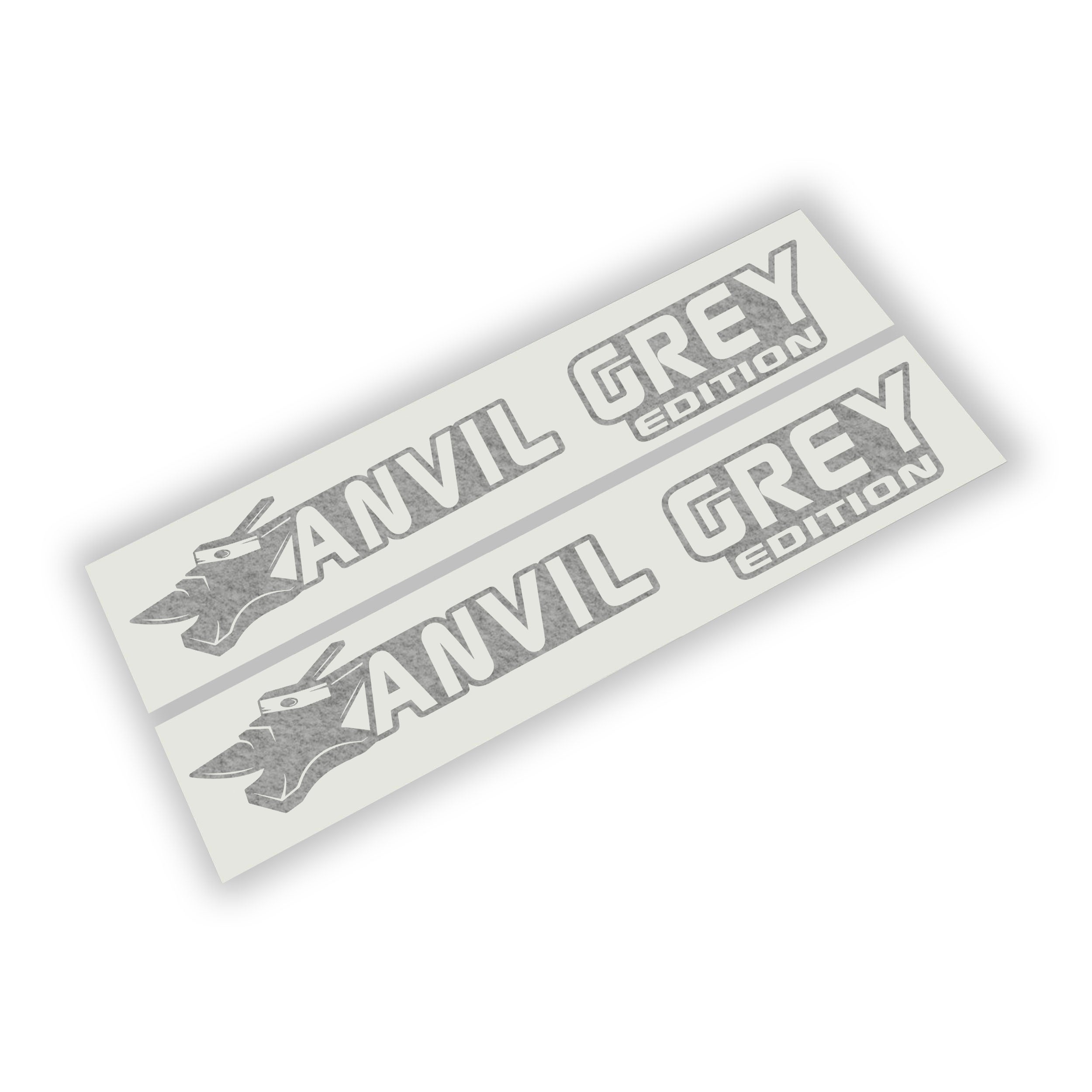 Anvil Grey edition fender decal pair installed on Jeep Wrangler JL Gladiator JT side panel
