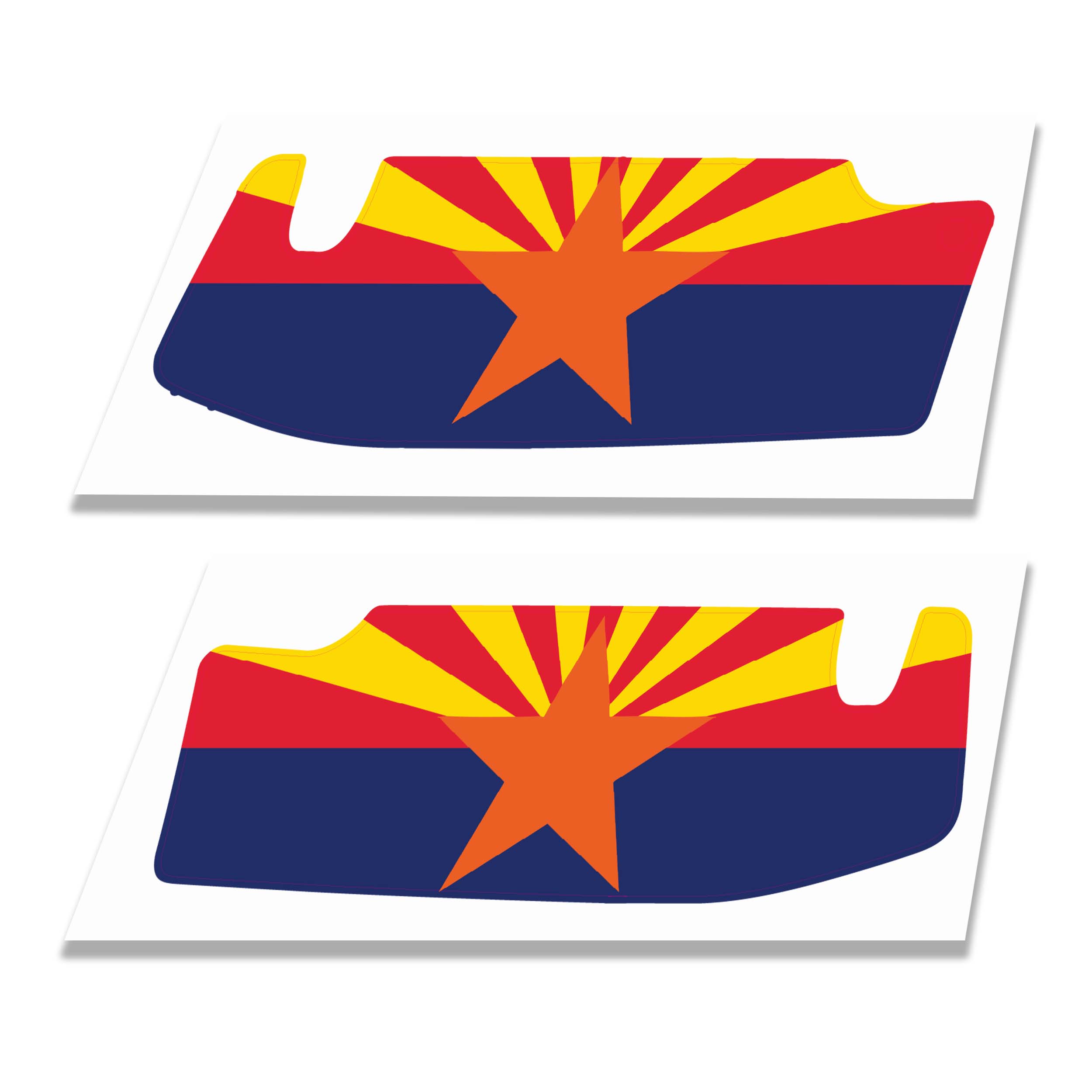 State Flag Sun Visor Overlay for Jeep JT Gladiator and Jeep Wrangler JL/JLU 2018+