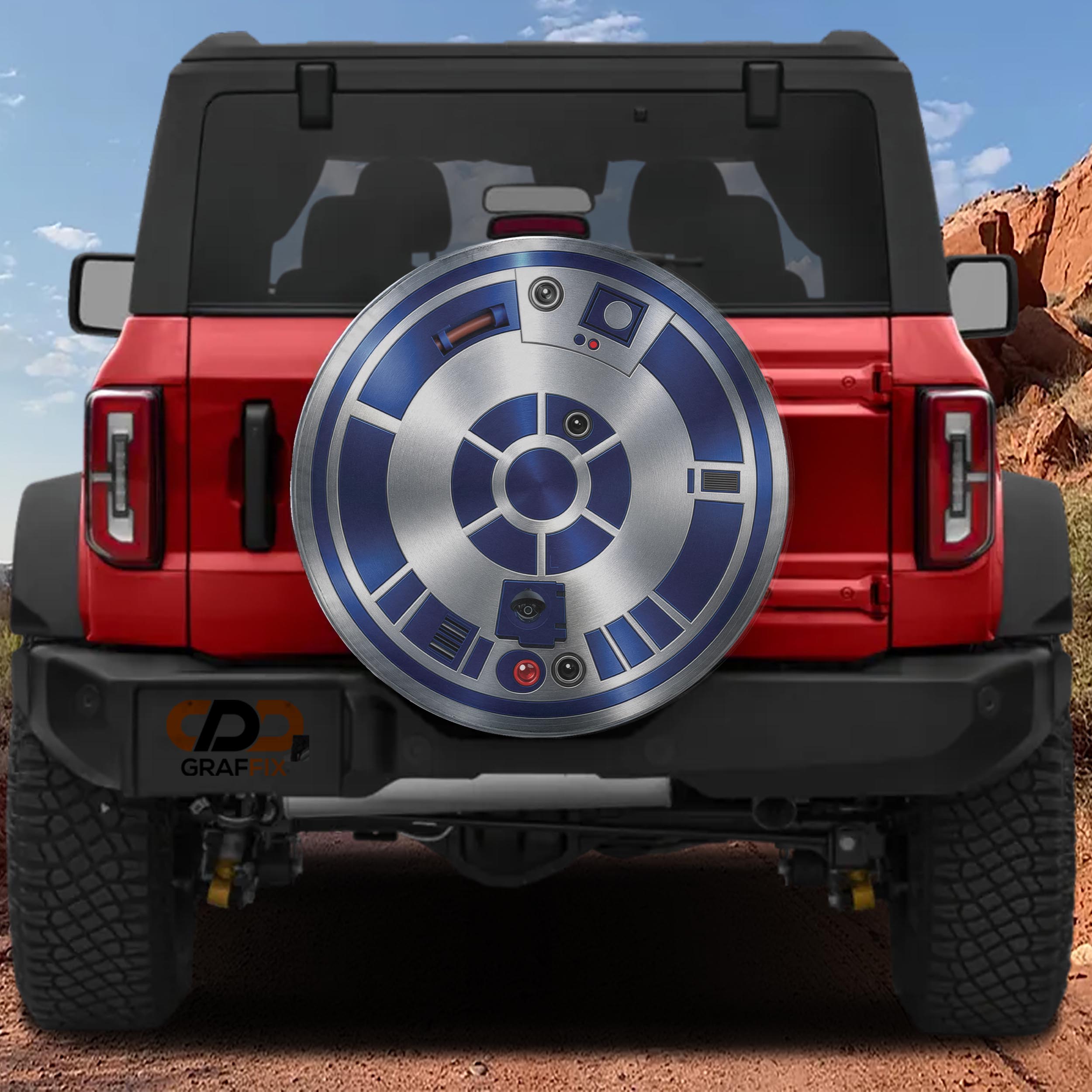 AstroMech Navigator Droid Spare Tire Cover