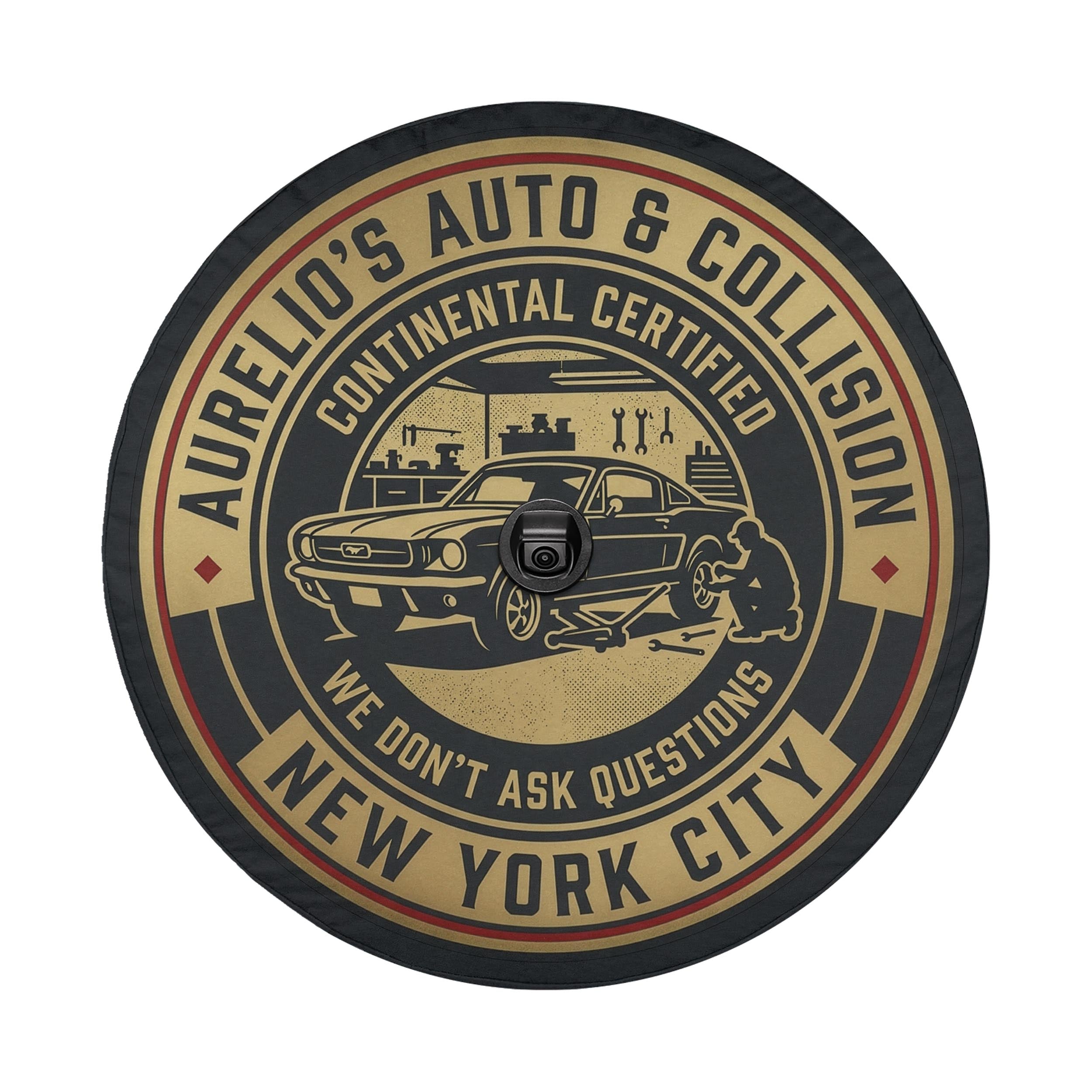 Aurelio Auto & Collision Spare Tire Cover