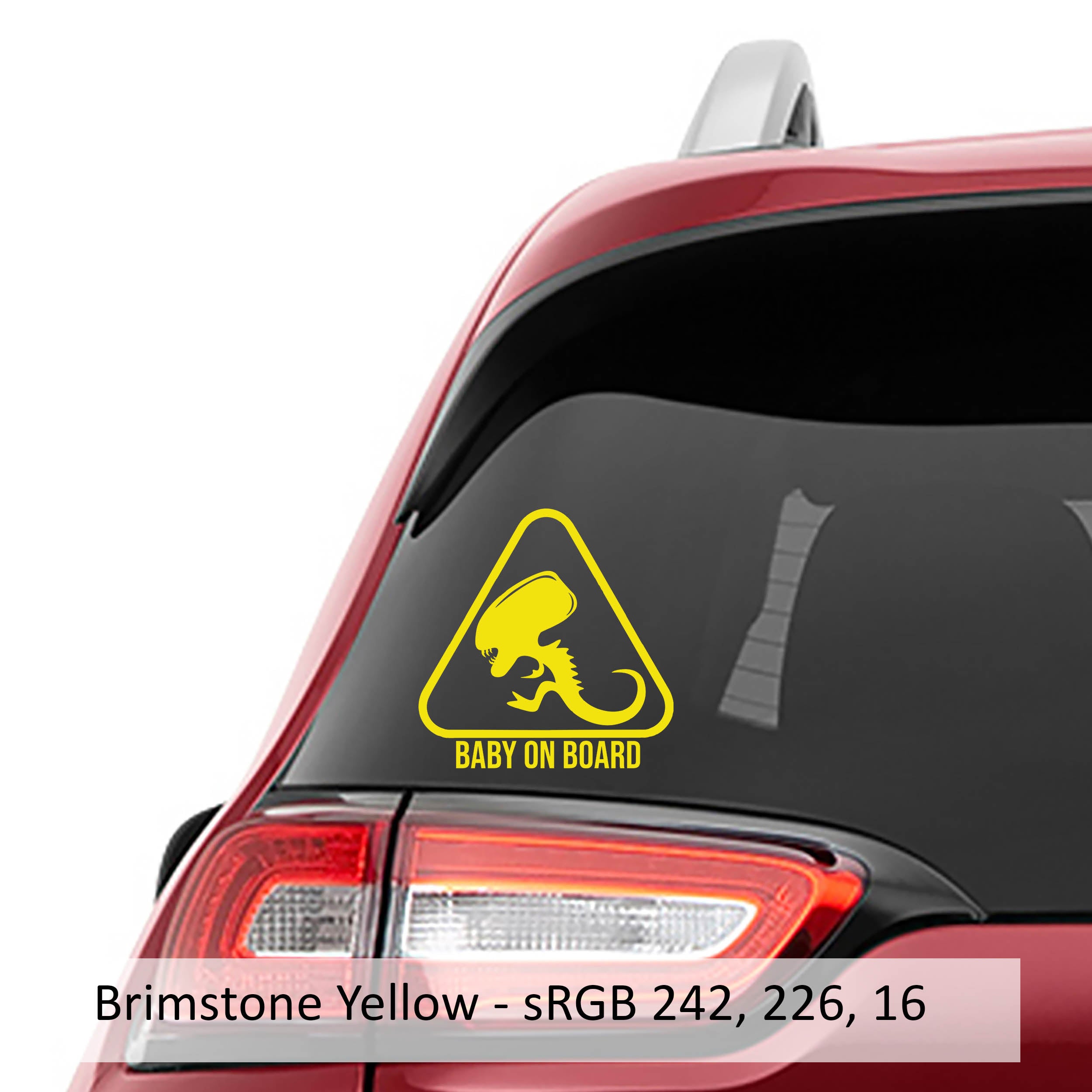 Baby Alien On Board Vinyl Decal