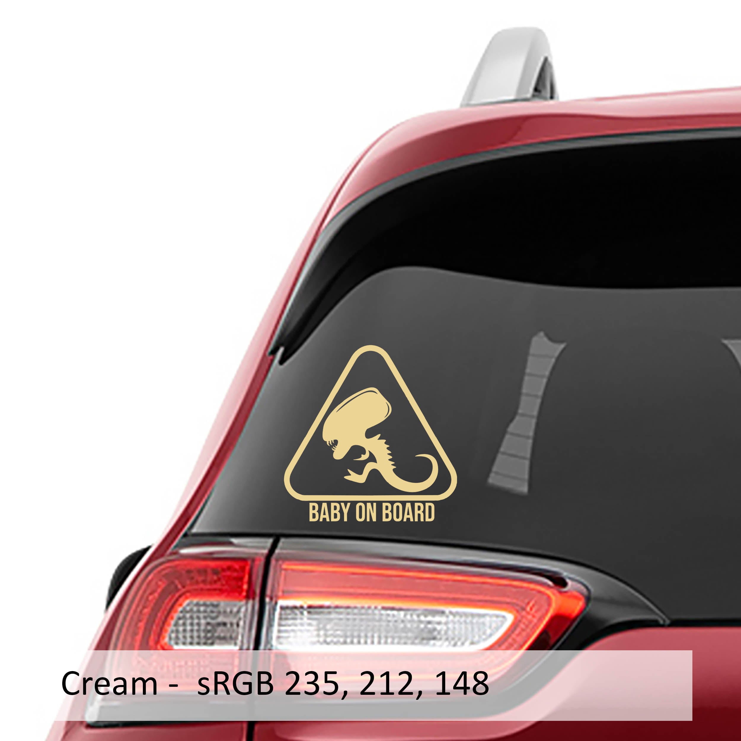 Baby Alien On Board Vinyl Decal