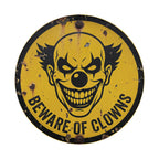 Beware of Clowns spare tire cover shown without a backup camera hole