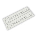Bikini Pearl Edition bikini icon paired fender decal set for Jeep Wrangler JL and Gladiator JT