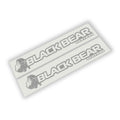 Black Bear edition side hood decal pair installed on Jeep Wrangler JL Gladiator JT bonnet
