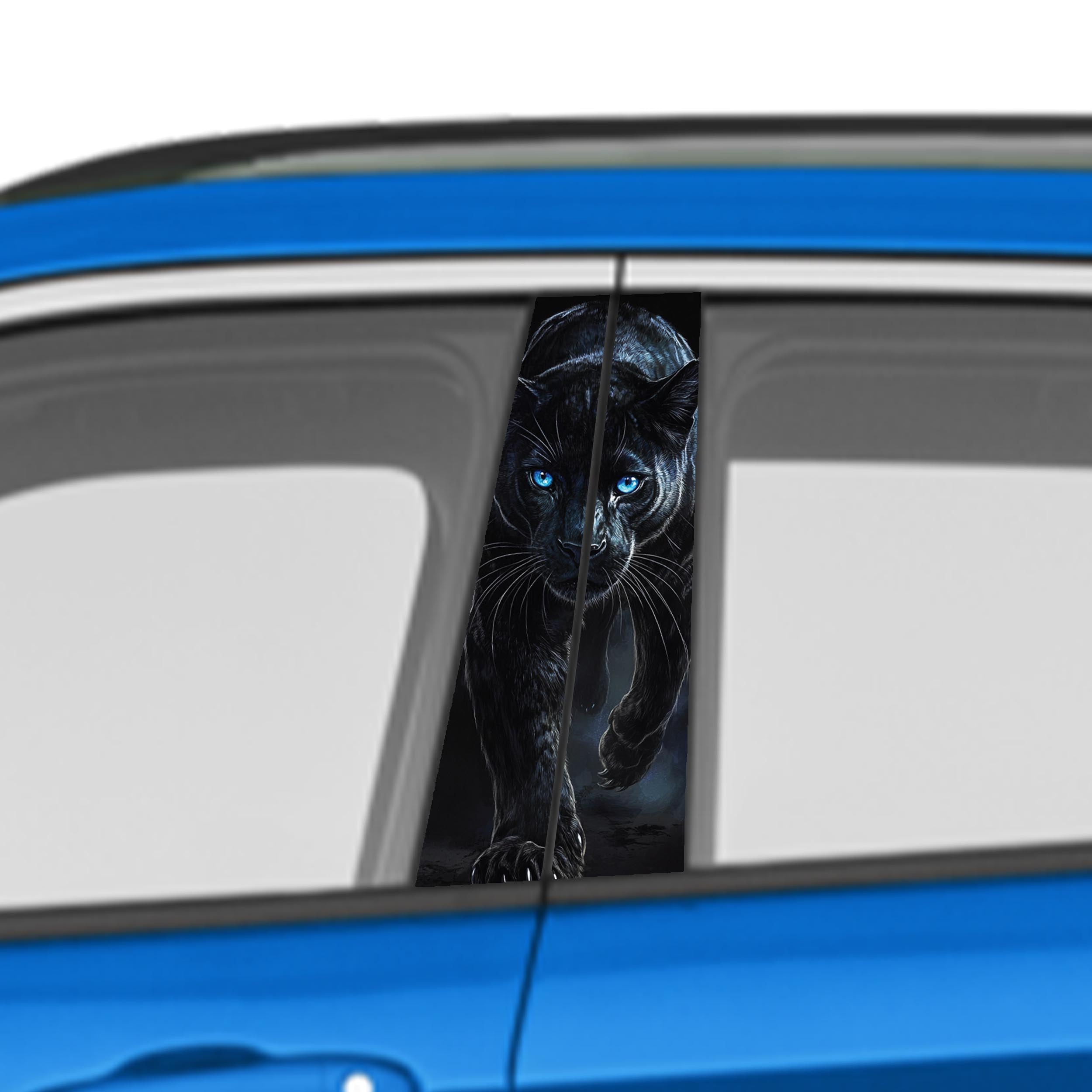 Animal Car Door Vinyl Graphic: Bold Livery Sticker for Pillar Panels Universal Fit