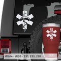 Nurse Caduceus Medical Symbol Vinyl Decal
