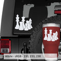Chess Pieces Vinyl Decal Sticker