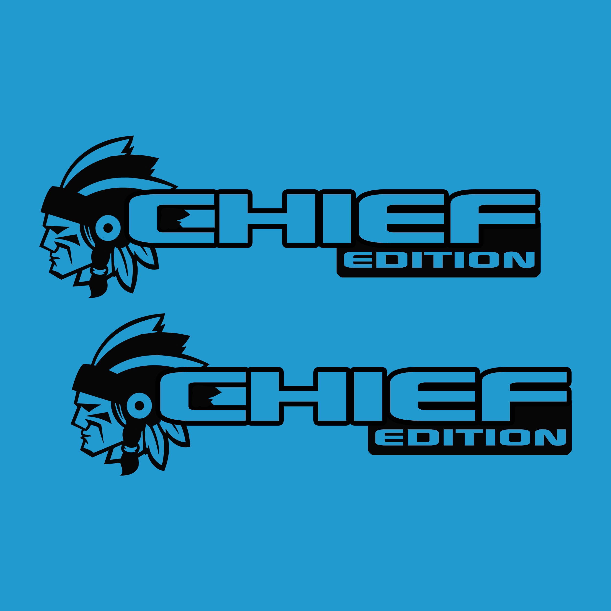 Fender Decals For Wrangler/Gladiator - JL/JT Chief Edition Fender Vinyl Decal (Pair)