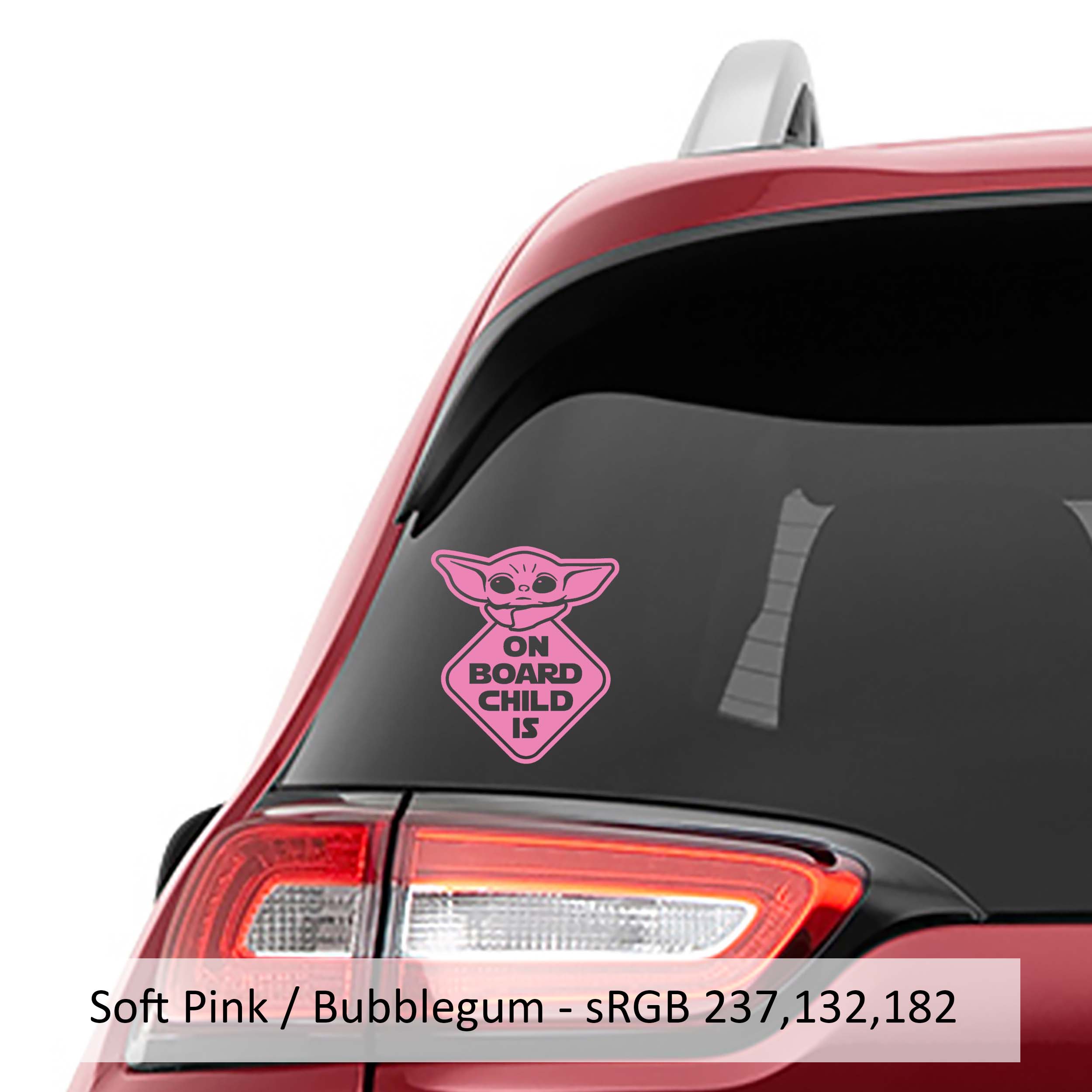 The Child On Board Vinyl Decal Sticker