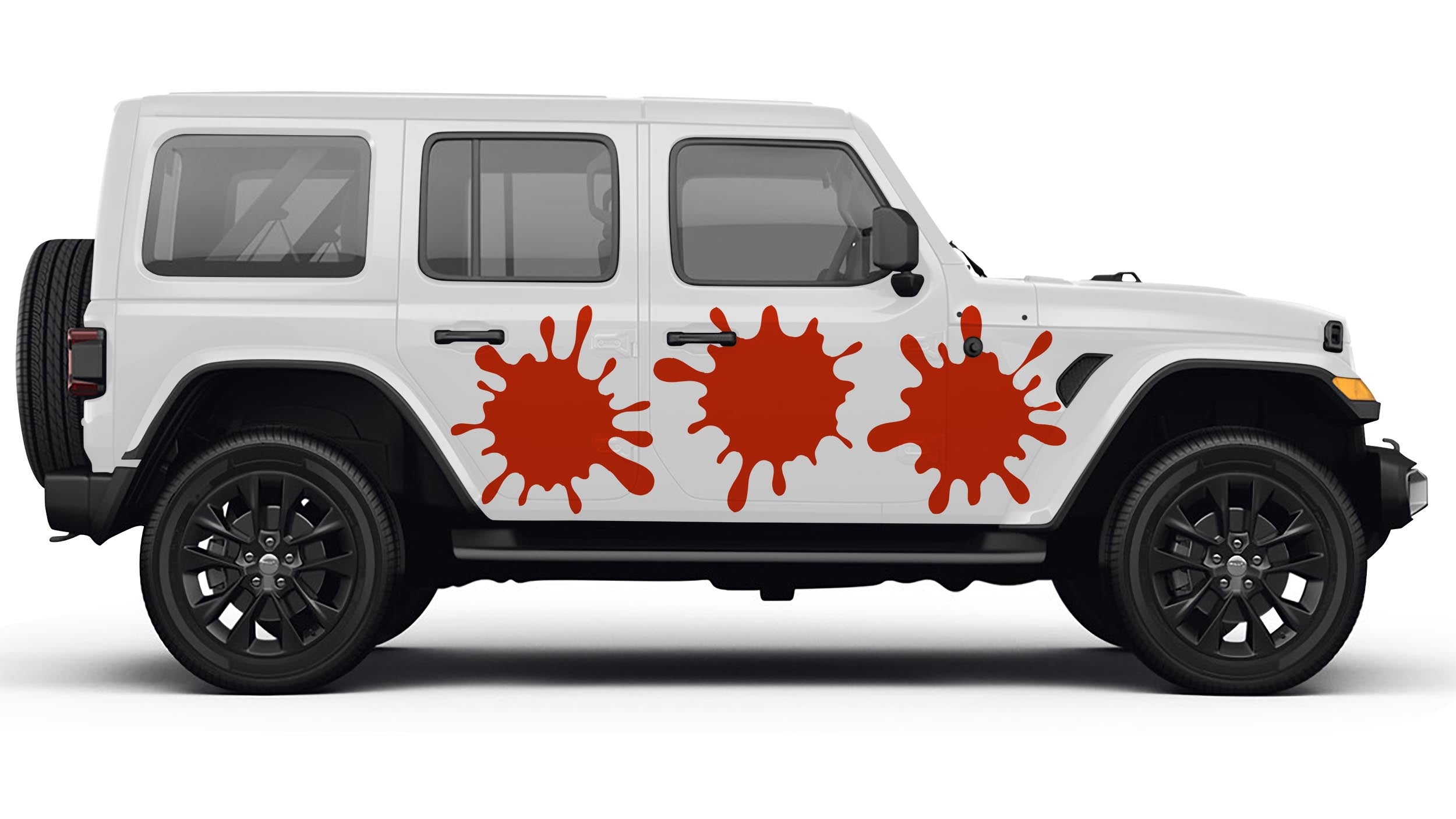 Paint Color Splatter Set Vinyl Transfer Decal
