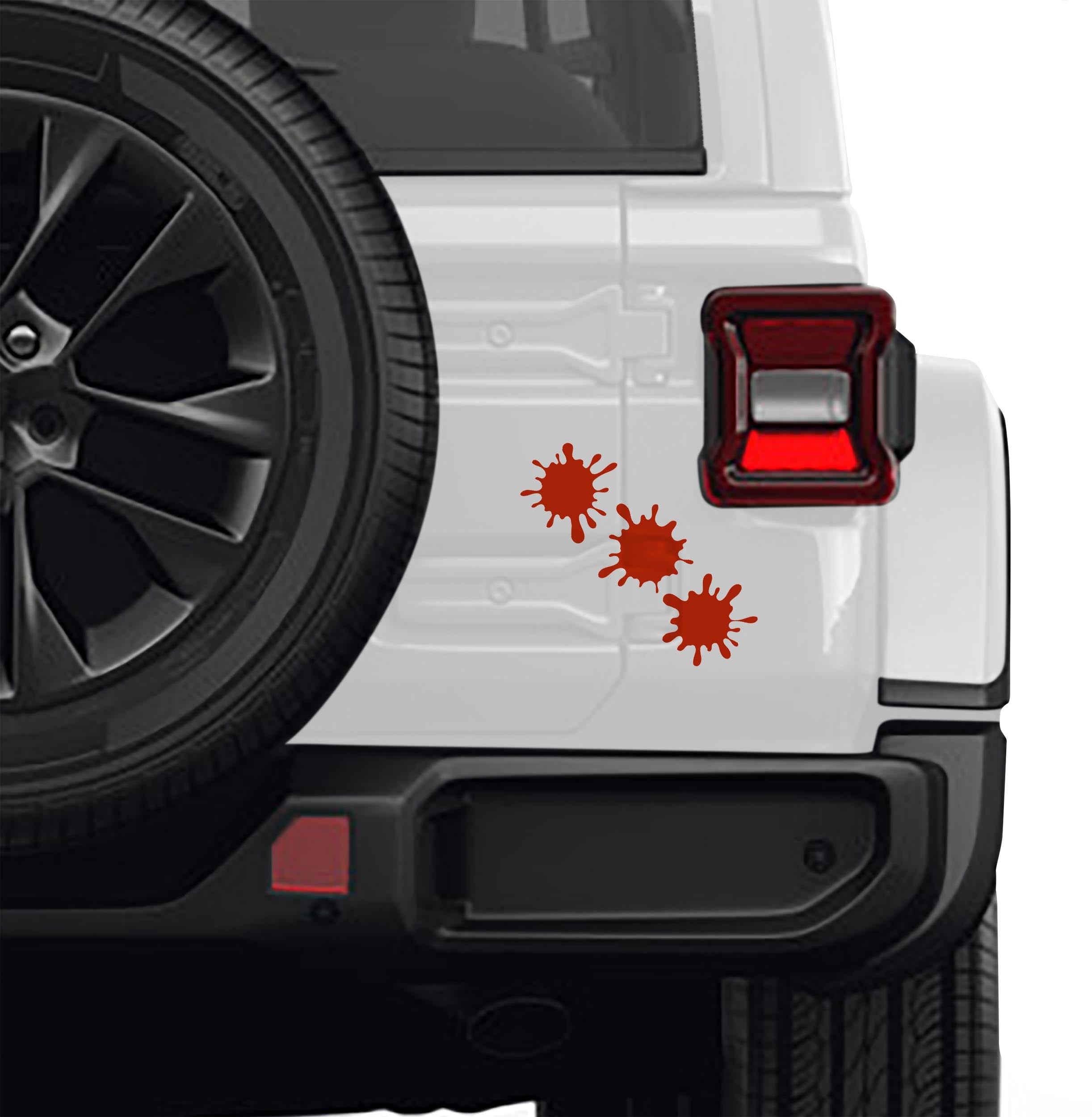 Paint Color Splatter Set Vinyl Transfer Decal
