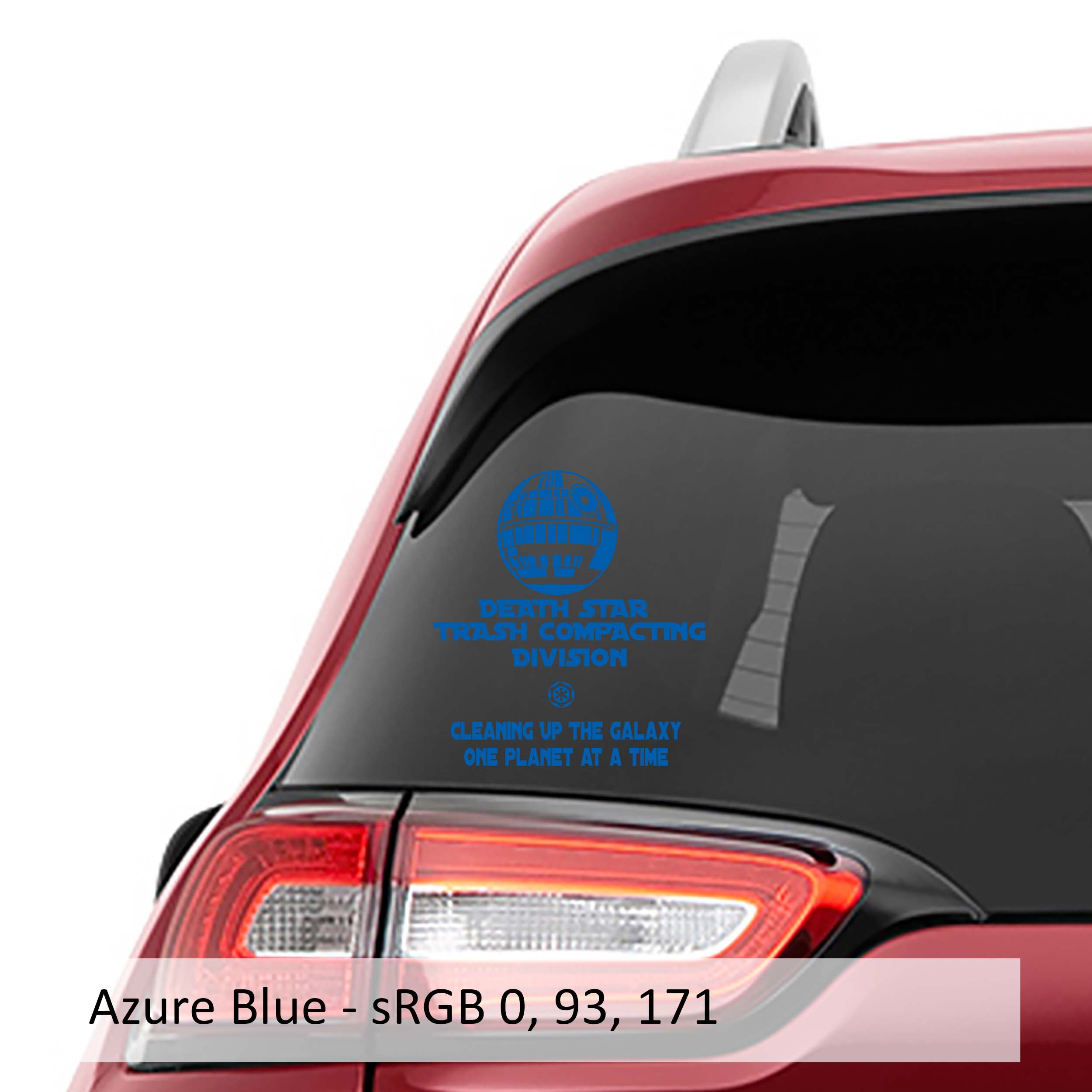 Death Star Trash Compacting Division Vinyl Decal