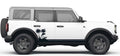Ocean Dolphin Wave & Palm Tree Lower Rocker Vinyl Decal Fits Ford Bronco 4-Door (2021+)