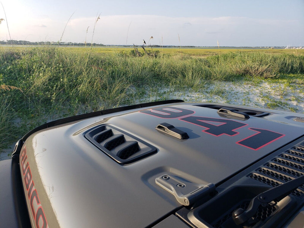 1941 Center Hood Vinyl Decal