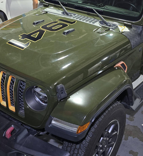 1941 Center Hood Vinyl Decal